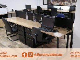 islas de trabajo mobiliario para oficina